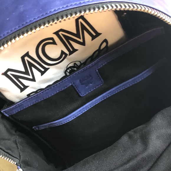 MCM SuperSoft Mini Leather Backpack - Picture 11 of 13